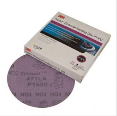 3M Trizact™ Clearcoat Sanding Disc P1500 (Box of 25)