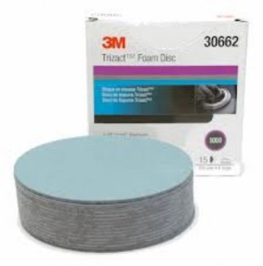 3M Trizact™ Foam Disc P5000 6" (Box of 15)