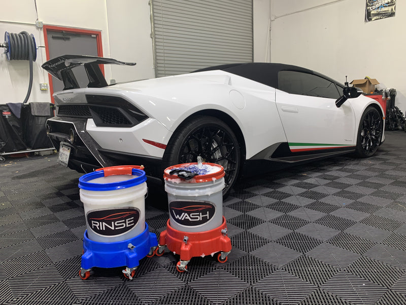 Car Wash Bucket Decals