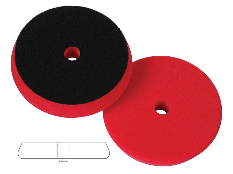 Lake Country Force Hybrid Red Final Finishing Pad 6.5 inch