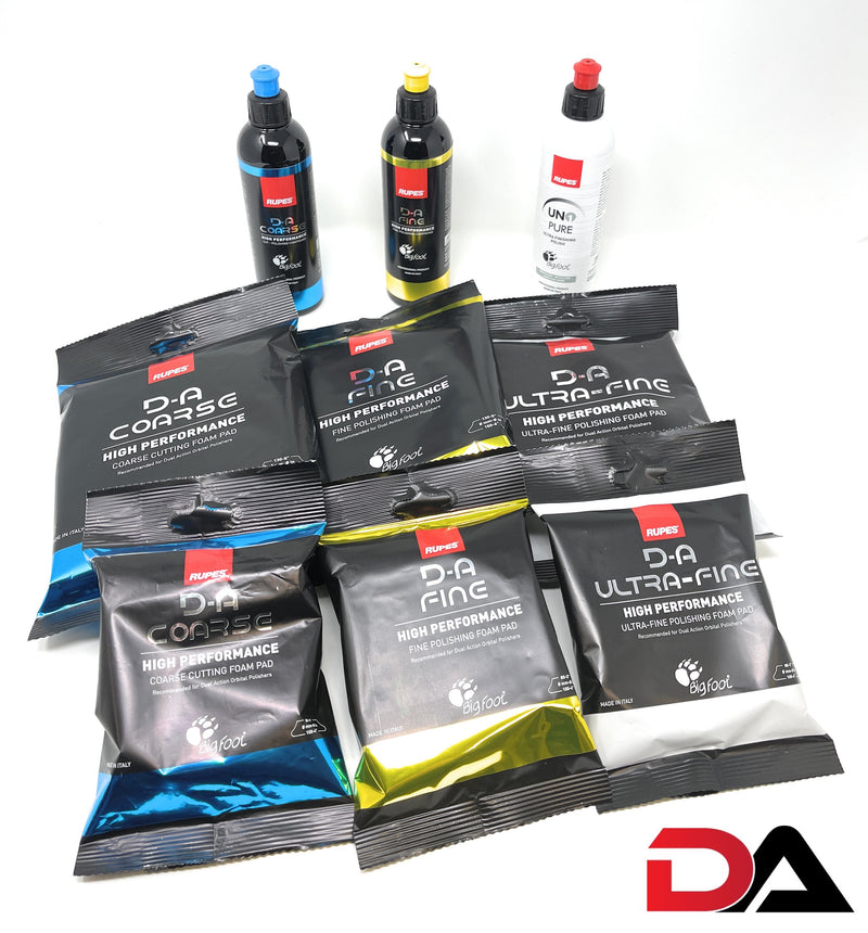 Rupes BigFoot D-A System Paint Correction Kit 1 (250ml/5"/3')