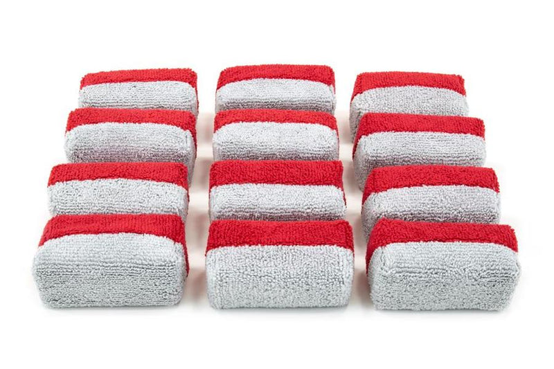 Mini Saver Applicator Terry Microfiber Coating Applicator Sponge  - 12 pack