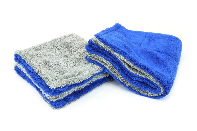 Amphibian Jr. | Microfiber Double Twist Pile Detailing Towel (16 in. x 16 in., 1100gsm) - 2 pack