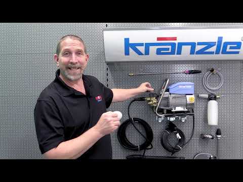 Kranzle K1622TS Pressure Washer, Complete Wall Or Cart Mount Package, Level 5
